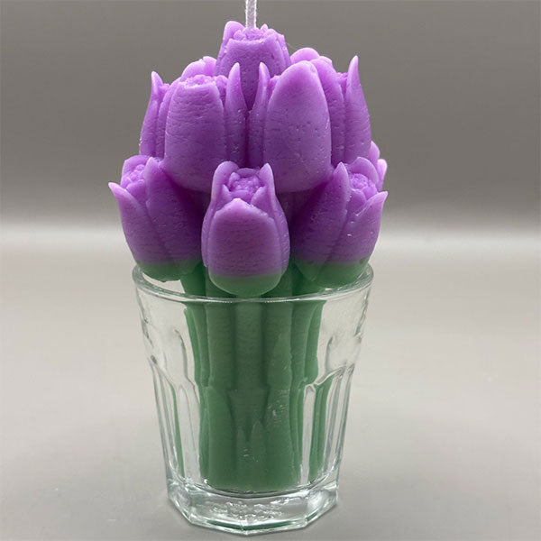 Tulpen Geurkaarsen in Glas