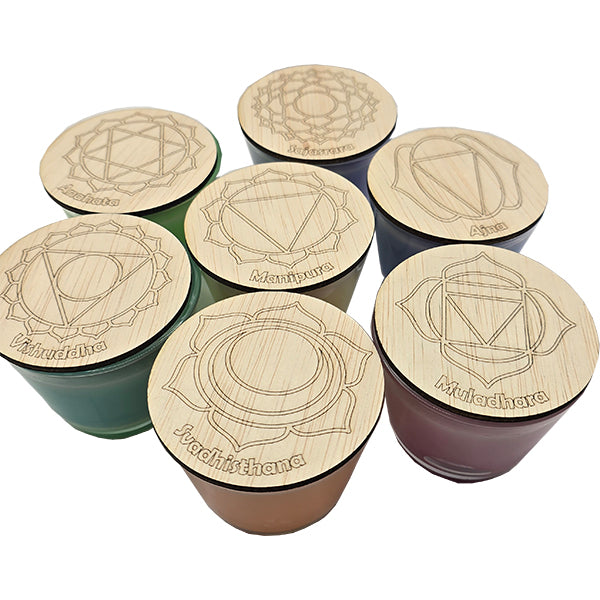 Chakra Kaarsen Set