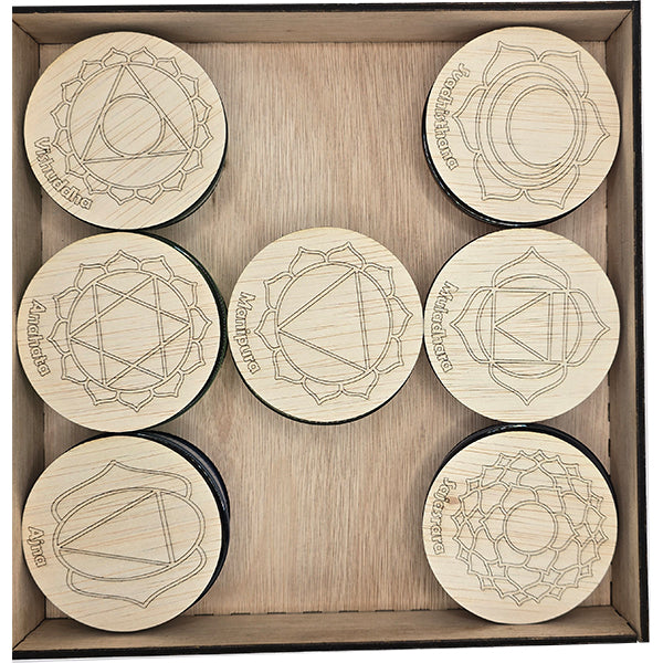 Chakra Kaarsen Set