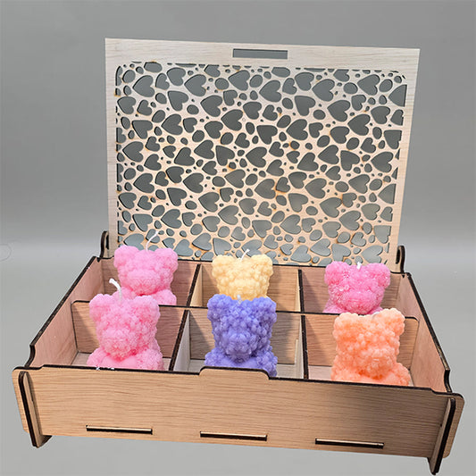 Knuffelkaarsen Set